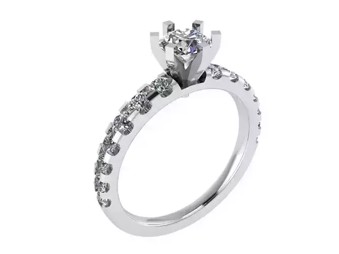 solitaire ring 0073