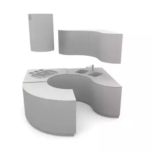 Modern White Kitchen