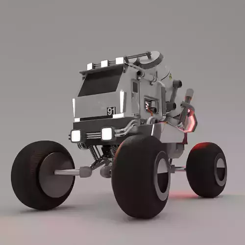 Blender truck concept 3D model