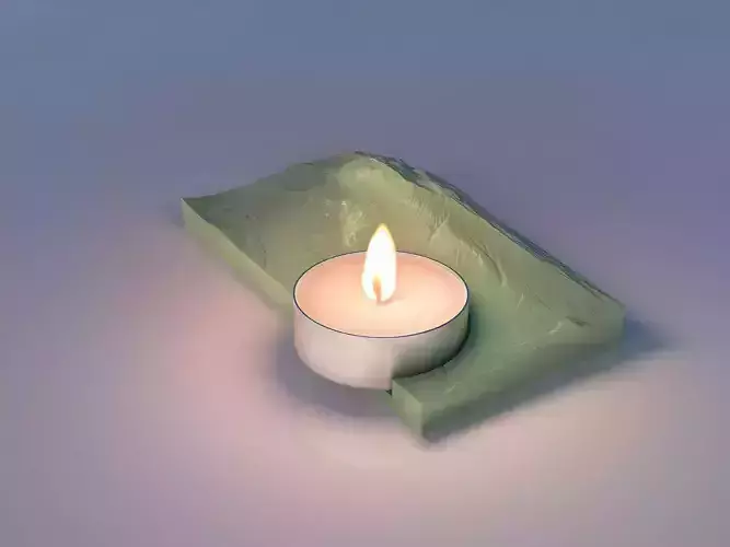 MOUNTAIN TEA CANDLE HOLDER V2