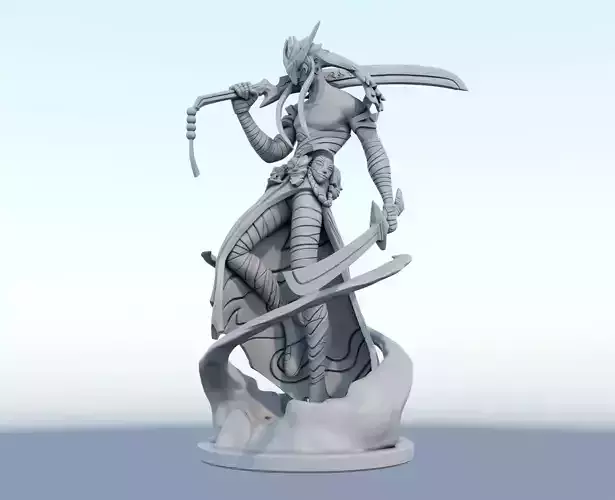 yone 3D Print Model from League of Legends