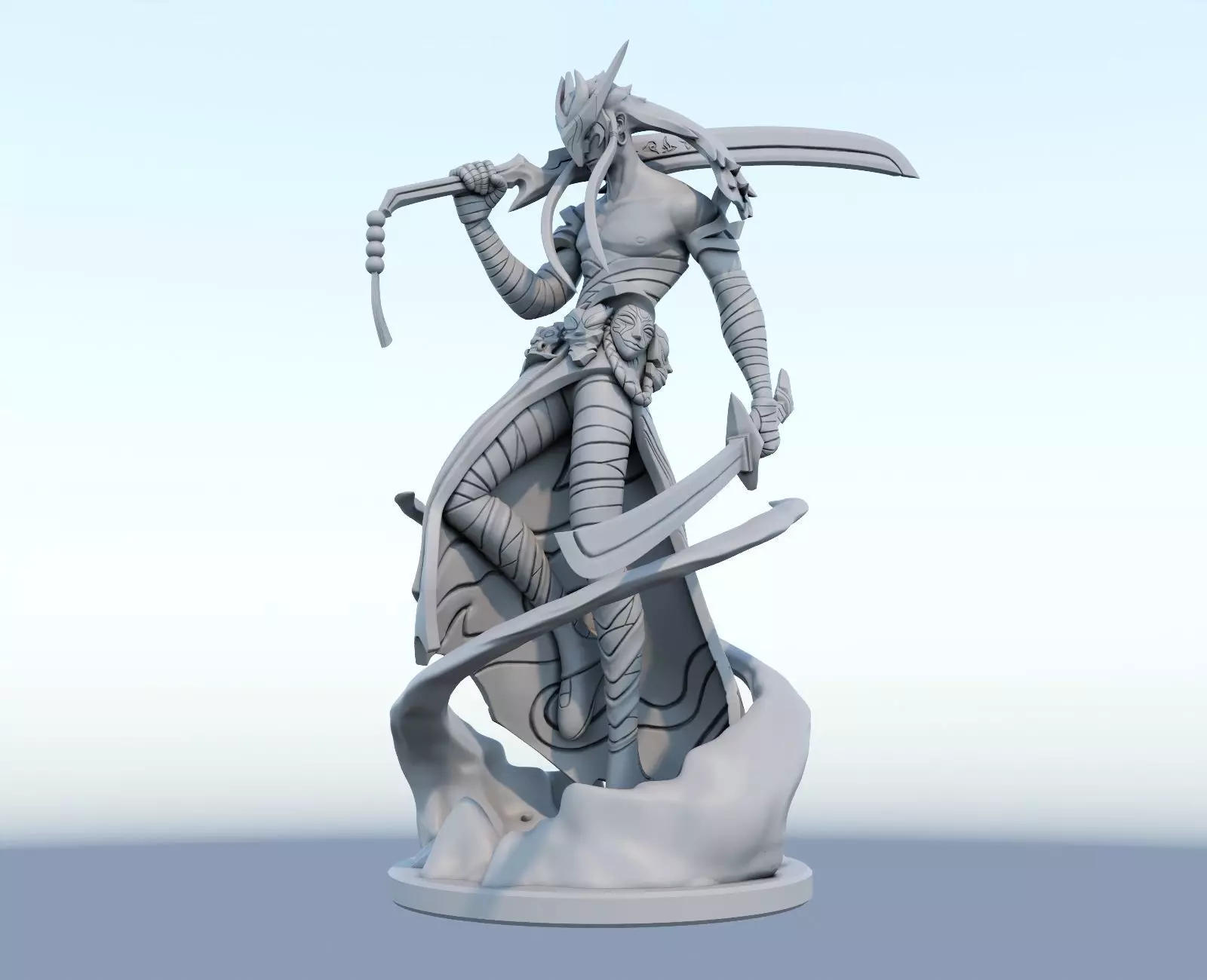 yone 3D Print Model from League of Legends 3D print model_0