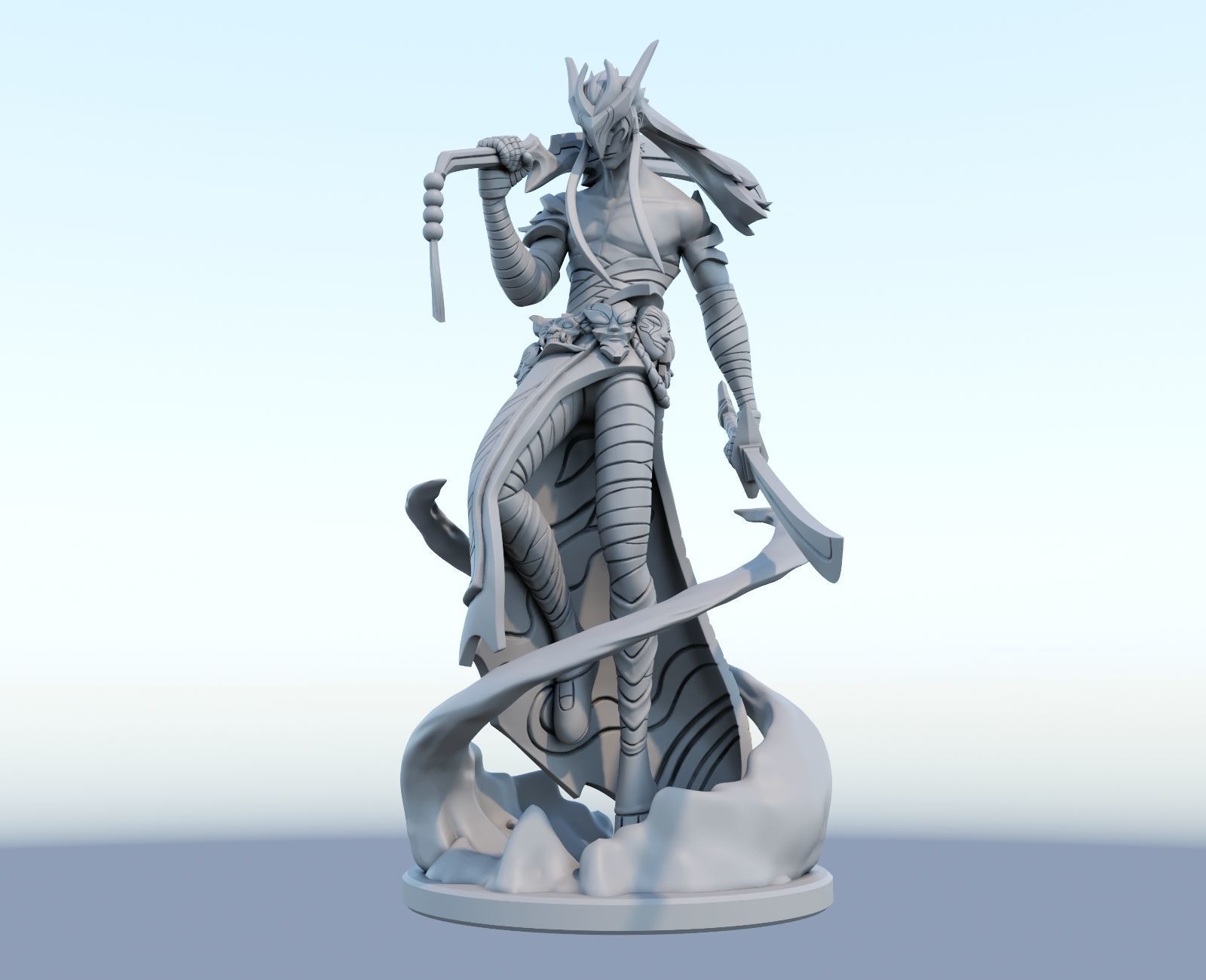yone 3D Print Model from League of Legends 3D print model_9