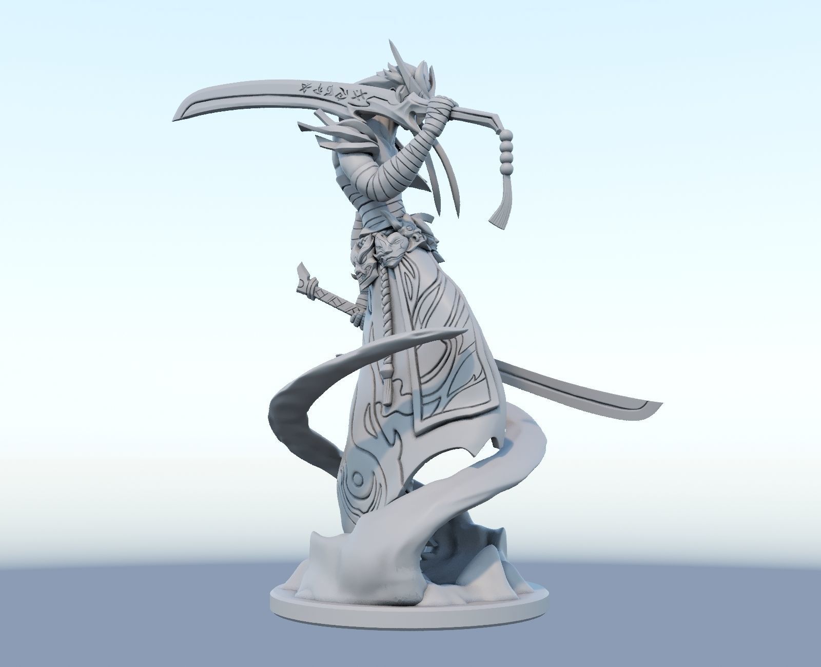 yone 3D Print Model from League of Legends 3D print model_7