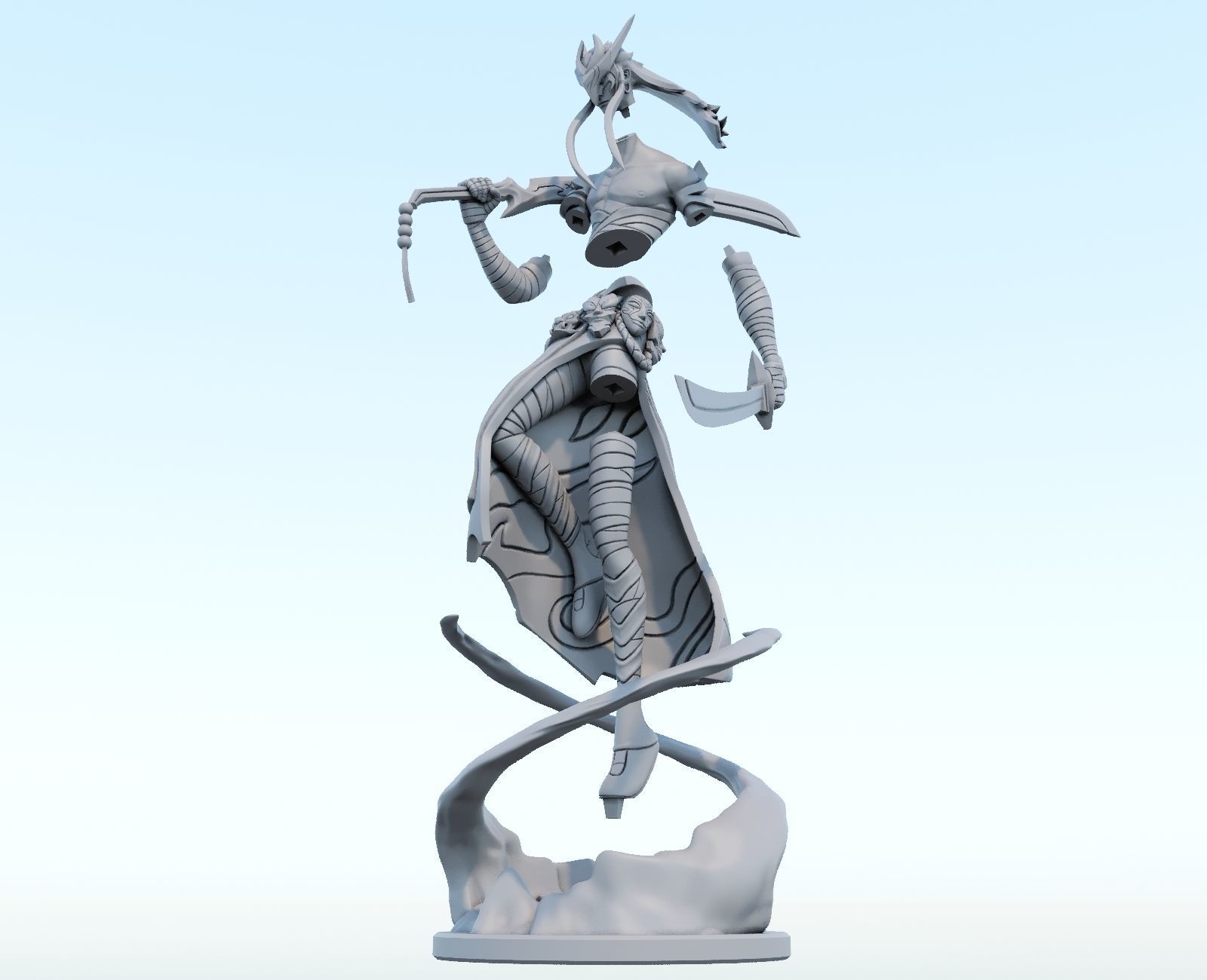 yone 3D Print Model from League of Legends 3D print model_3