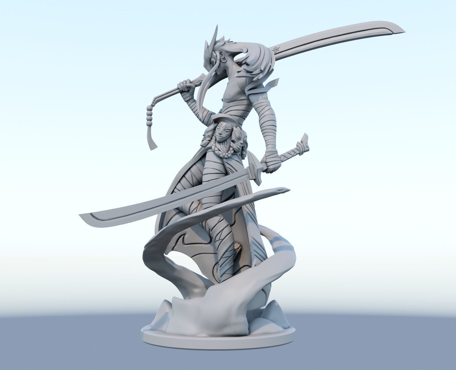 yone 3D Print Model from League of Legends 3D print model_4
