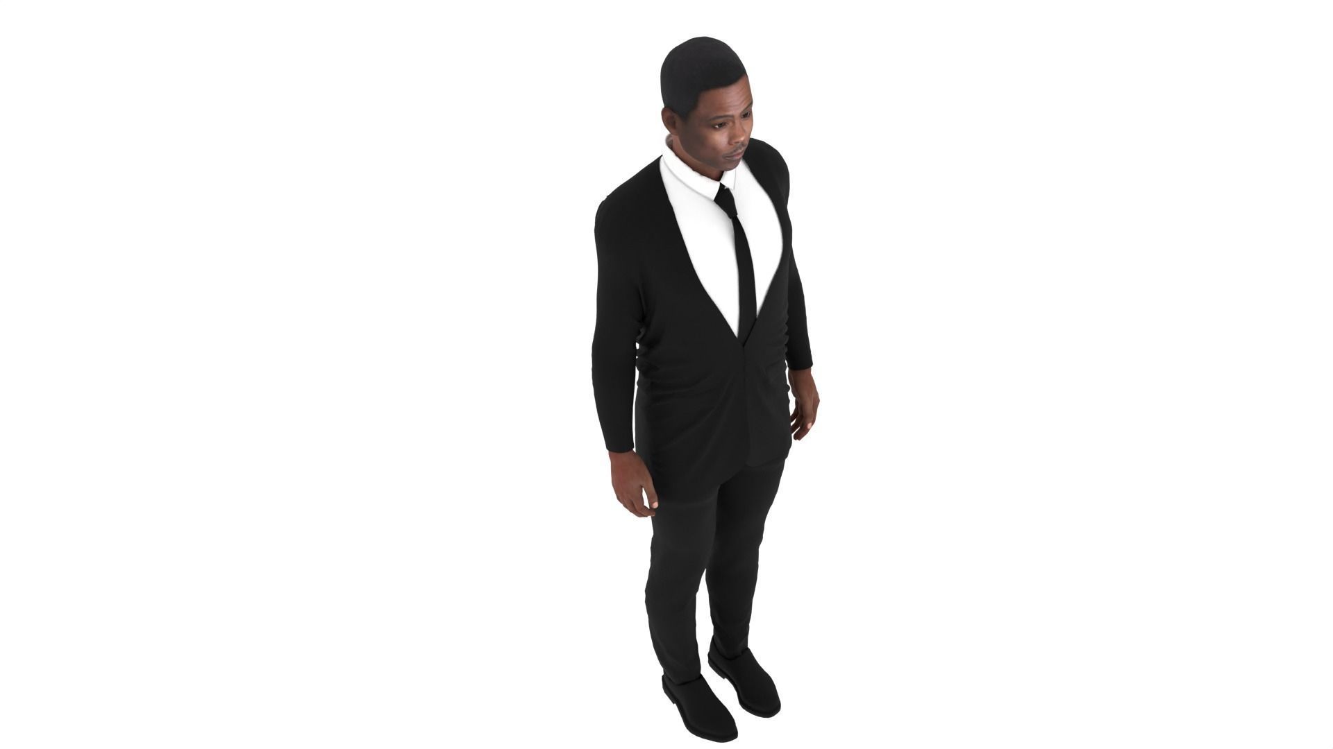 Chris Rock Low-poly 3D model_6