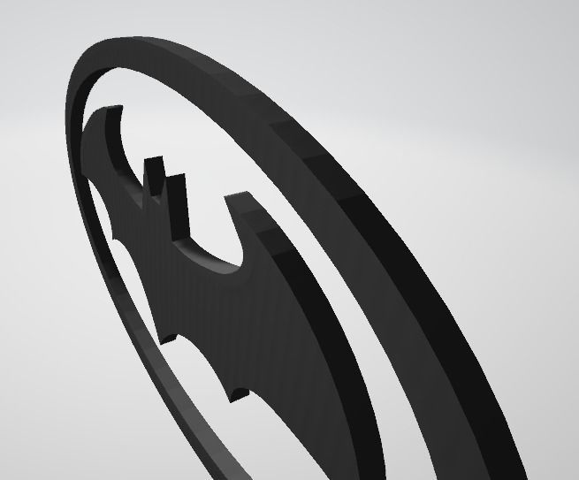 Batman Sign-Logo 3D model_1