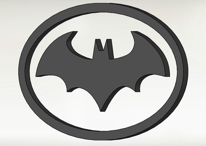 Batman Sign-Logo 3D model_4