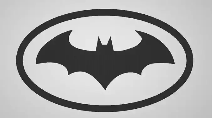 Batman Sign-Logo 3D model