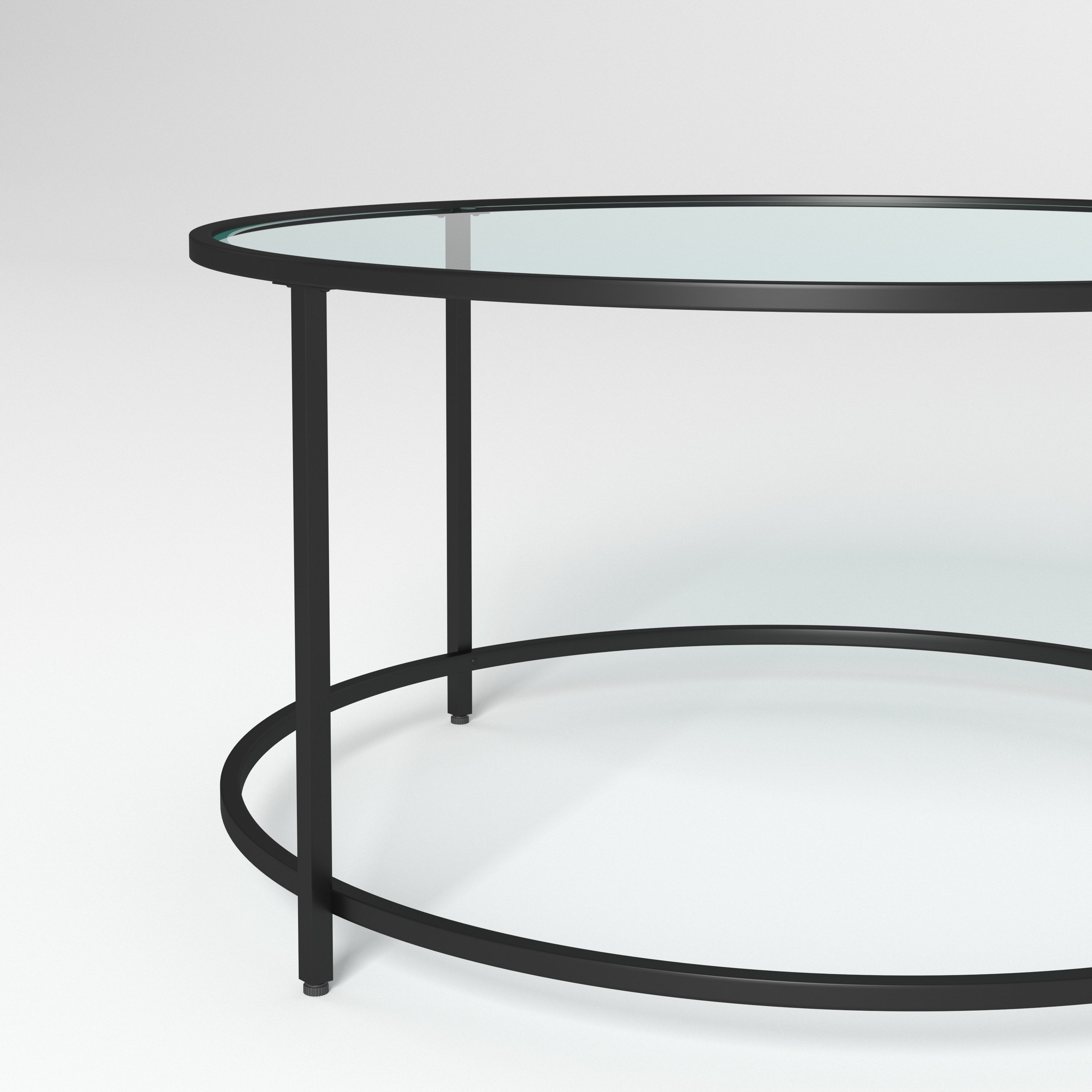 Doynton 4 Legs Coffee Table 3D model_1