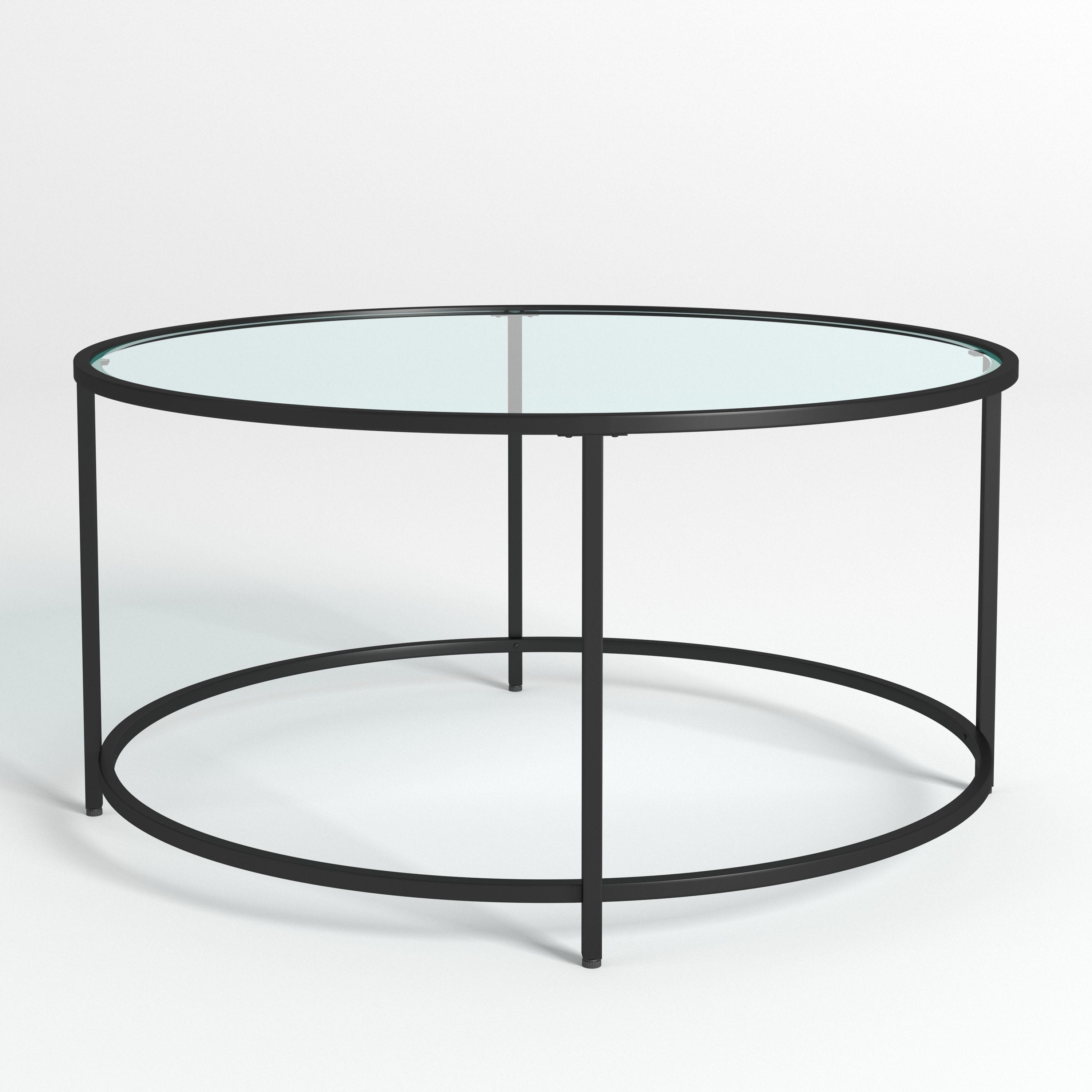 Doynton 4 Legs Coffee Table 3D model_2