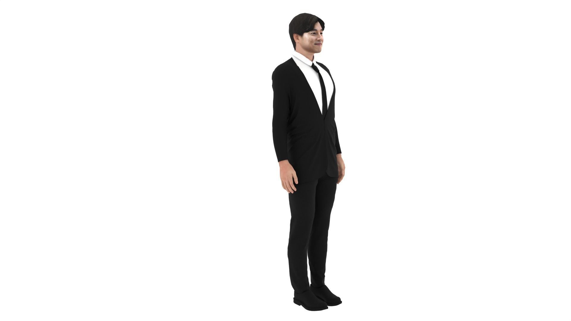 Gong Yoo Low-poly 3D model_4
