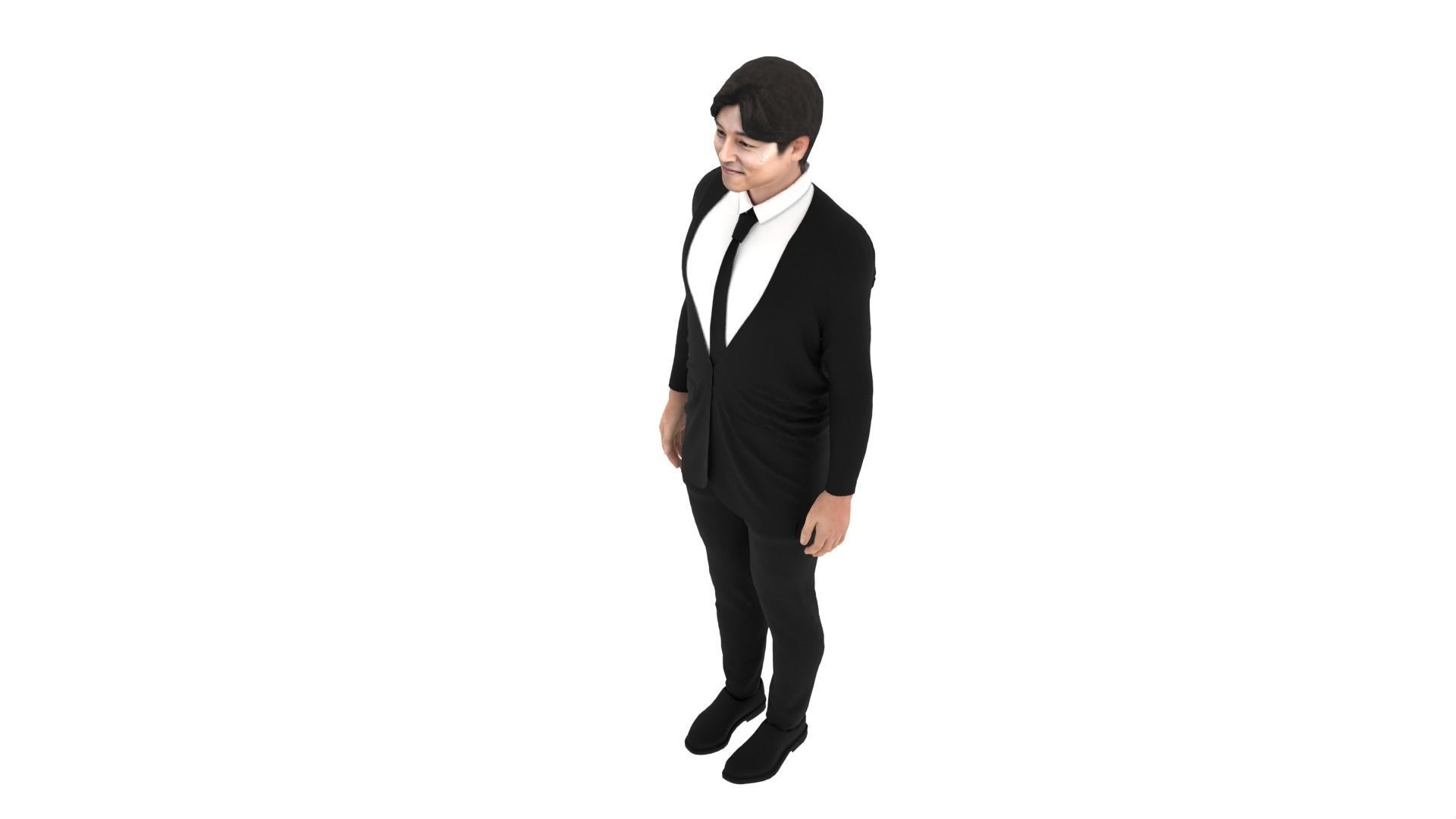 Gong Yoo Low-poly 3D model_7