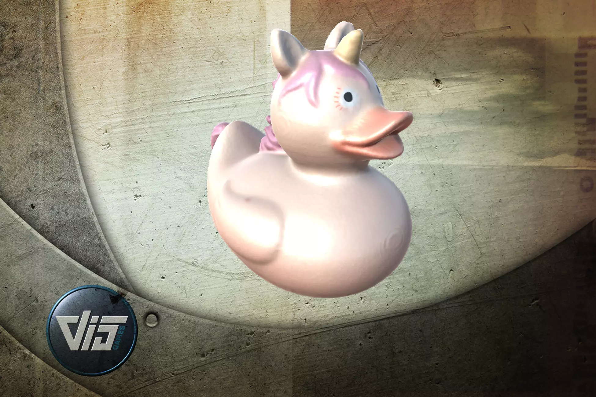 Rubberduck 02 Low-poly 3D model_0