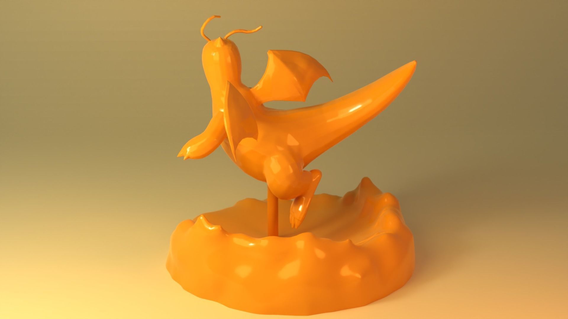 Dragonite - Pokemon 3D print model_2
