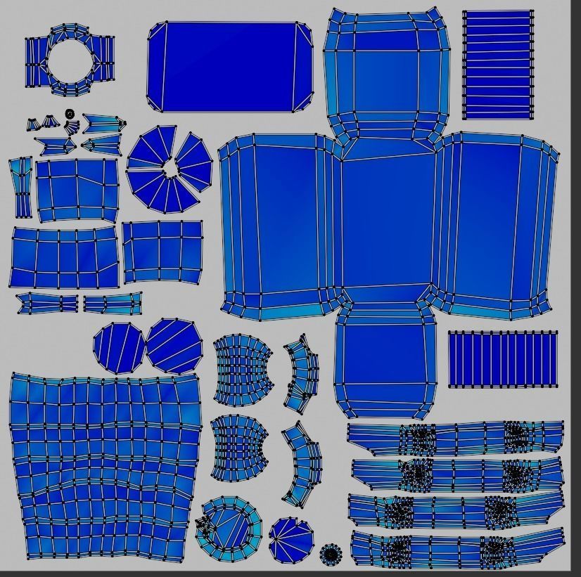 Stylized Hammer Low poly game ready Low-poly 3D model_5