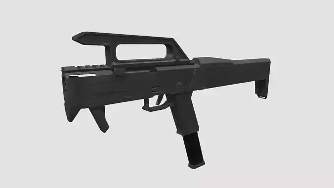 Magpul-FMG-9 gun Low-poly 3D model