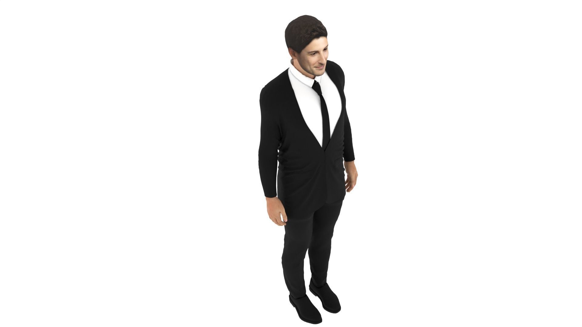 Jason Biggs Low-poly 3D model_6