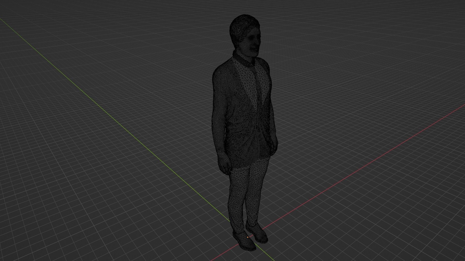 Jason Biggs Low-poly 3D model_8