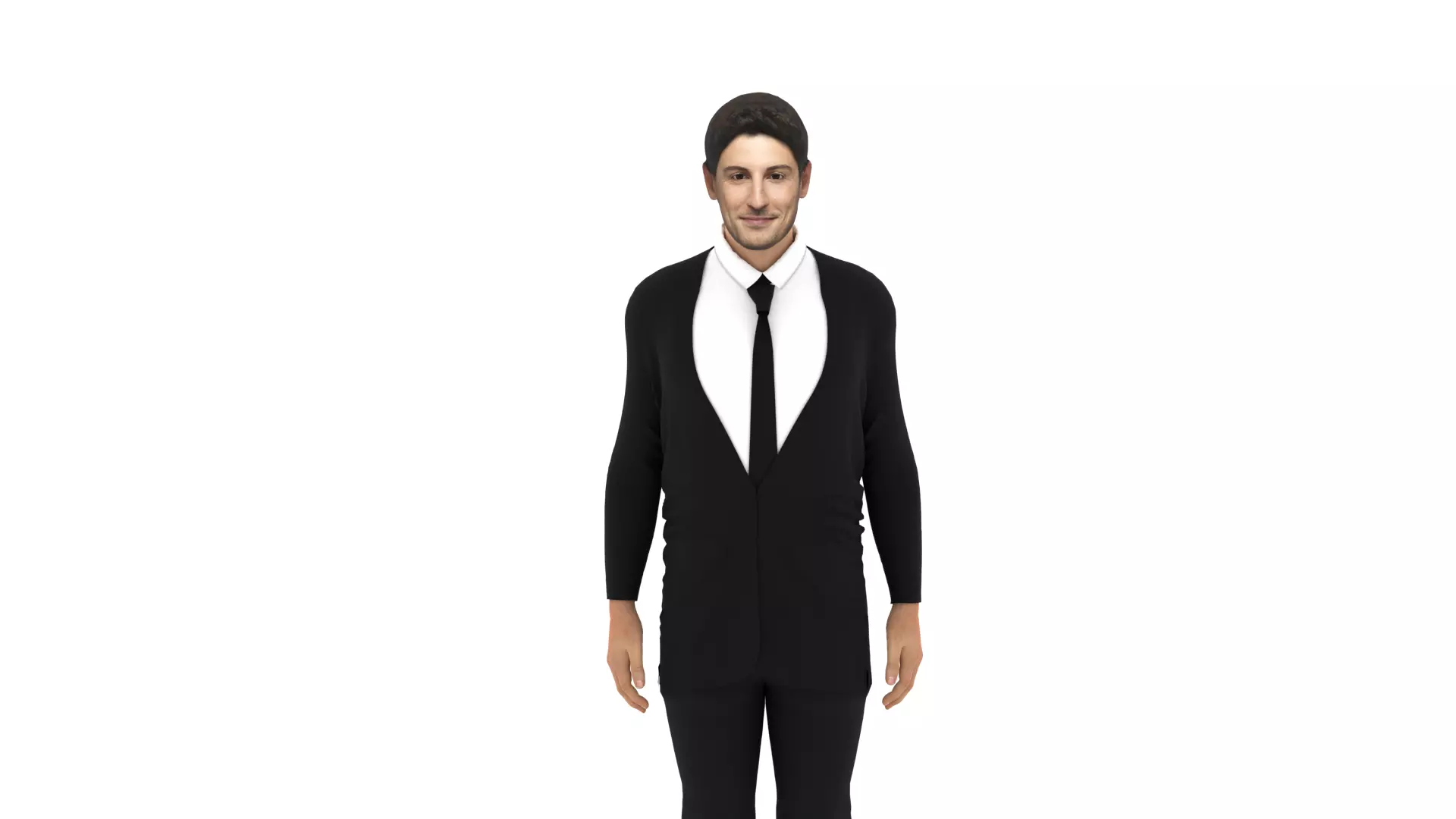 Jason Biggs Low-poly 3D model_0
