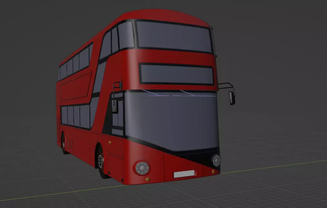 NB4L model double decker bus 3D model