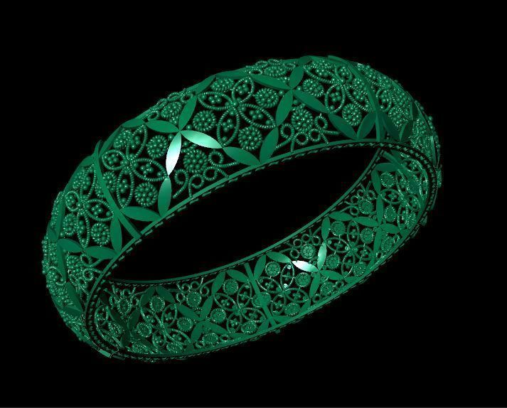 Bracelet 3D print model_4