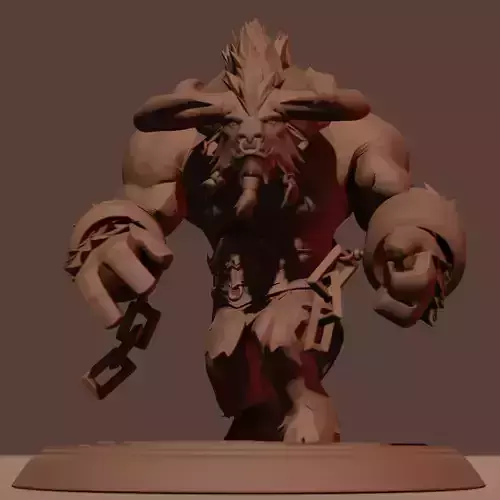 ALISTAR THE MINOTAUR 3D print model