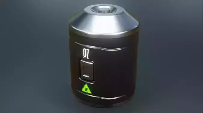 HardSurface - Sci-Fi Cylinder 3D model