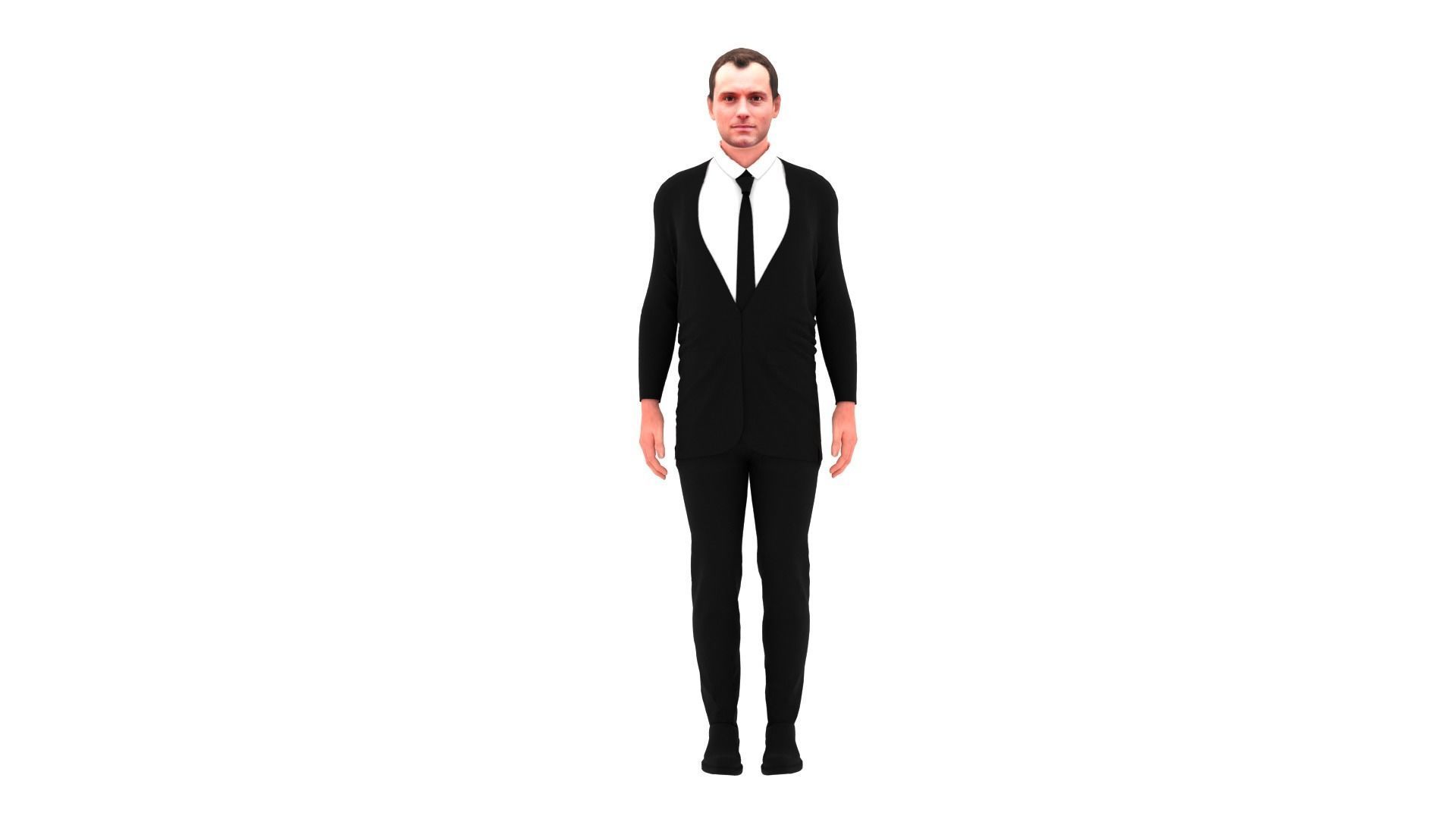 Jude Law Low-poly 3D model_5