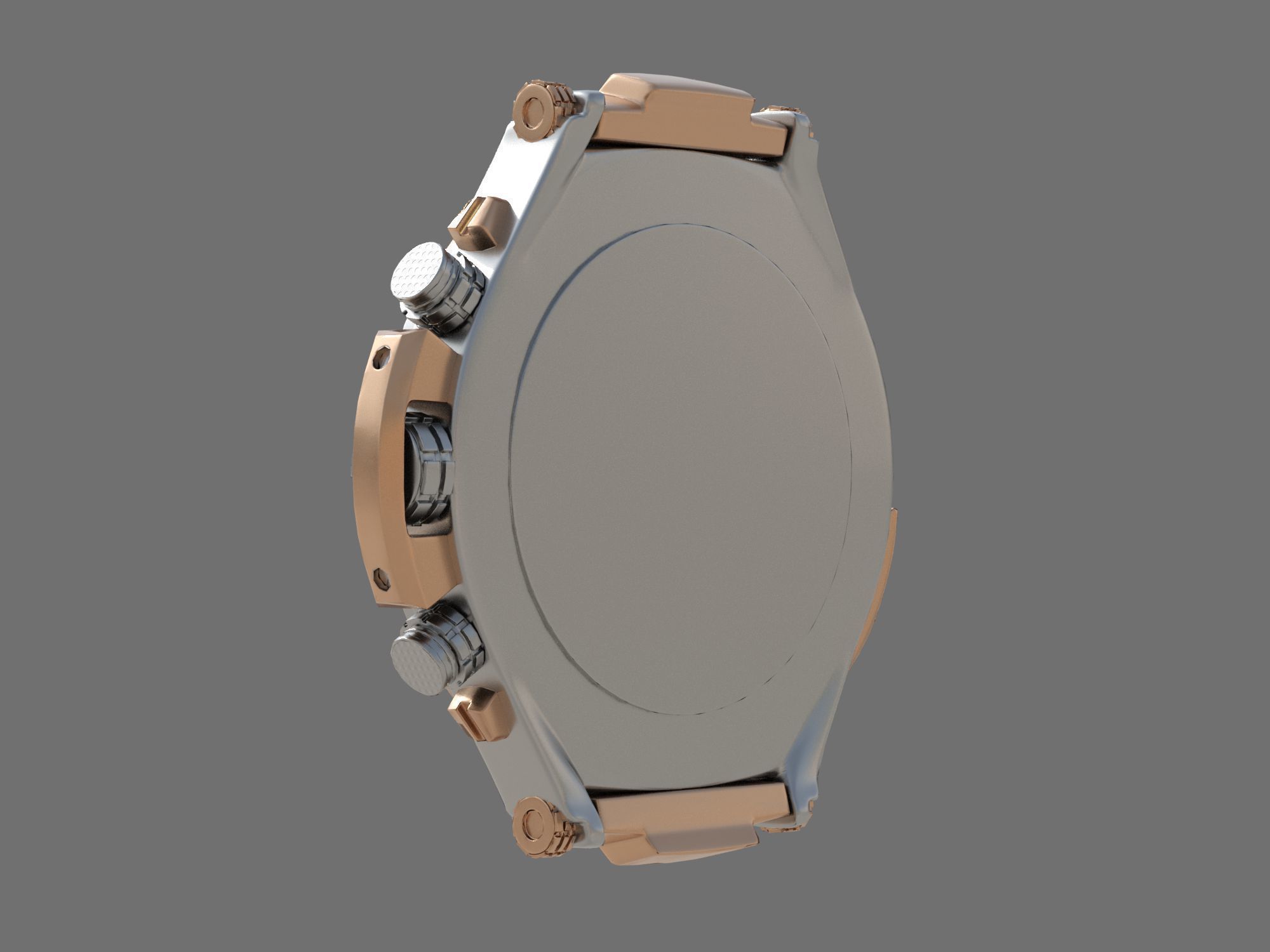 Watch mechanism 9 Low-poly Low-poly 3D model_4