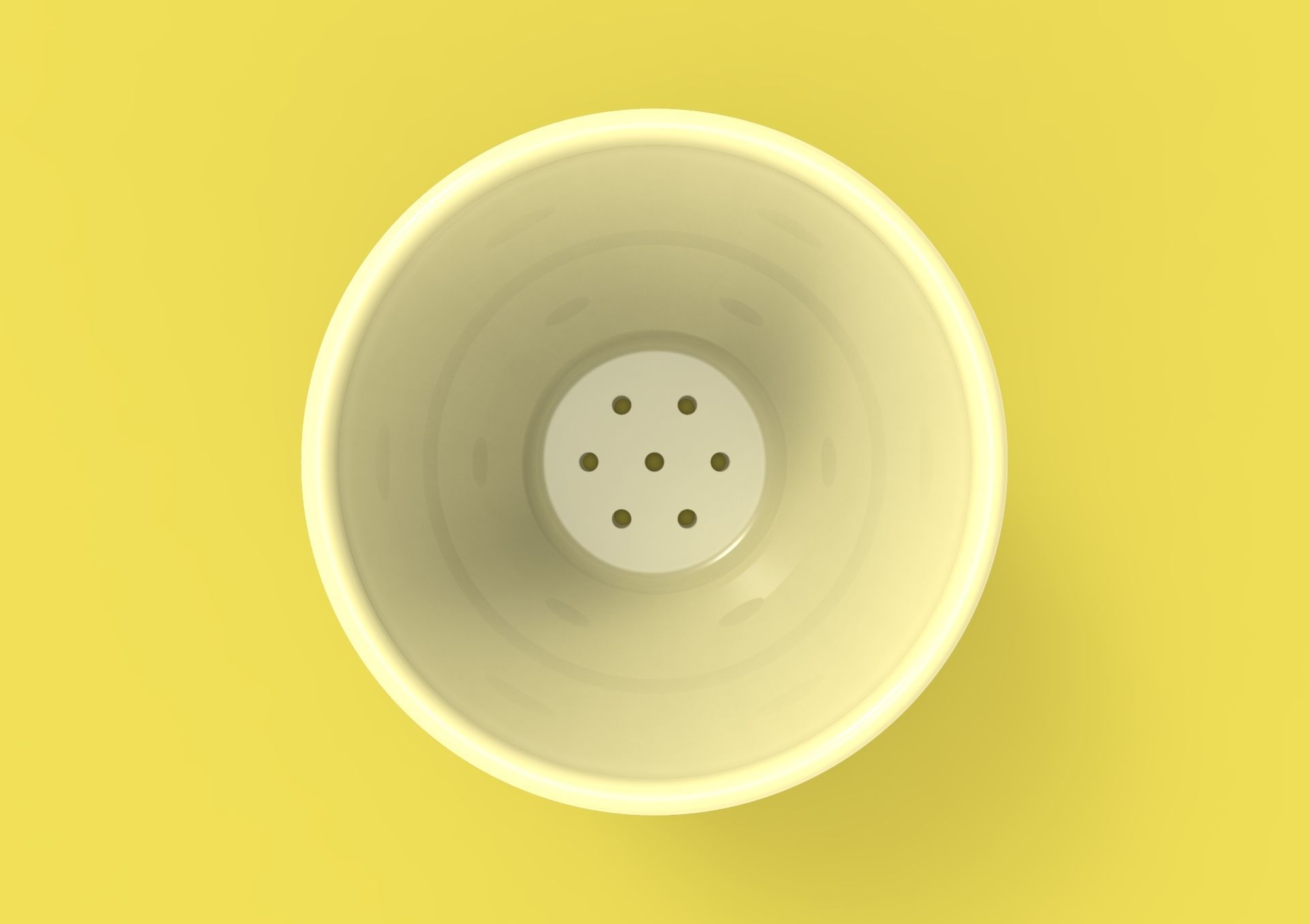 Modern flower pot  3D model_1