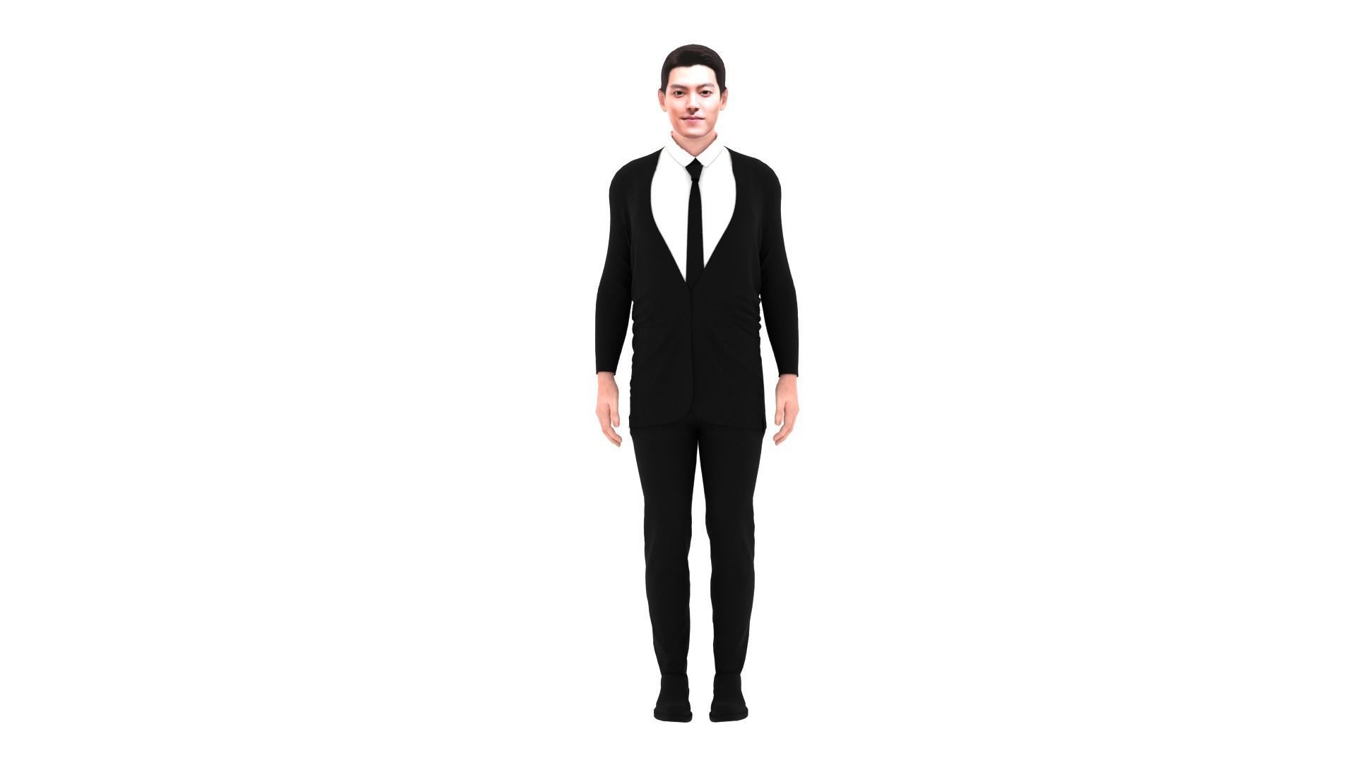 Kim Woo Bin Low-poly 3D model_5