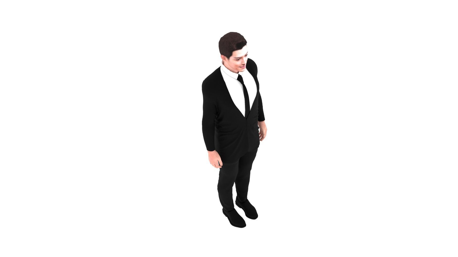 Kim Woo Bin Low-poly 3D model_6
