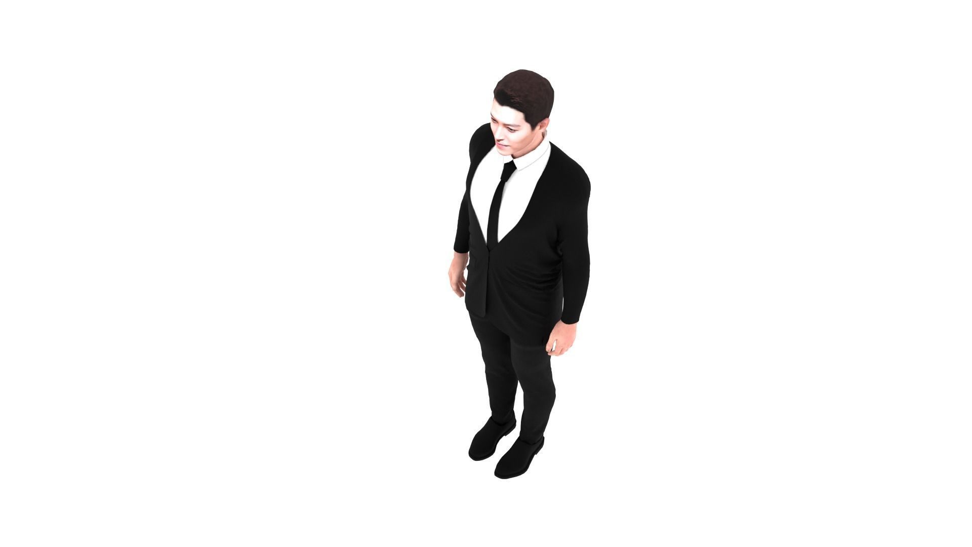Kim Woo Bin Low-poly 3D model_7