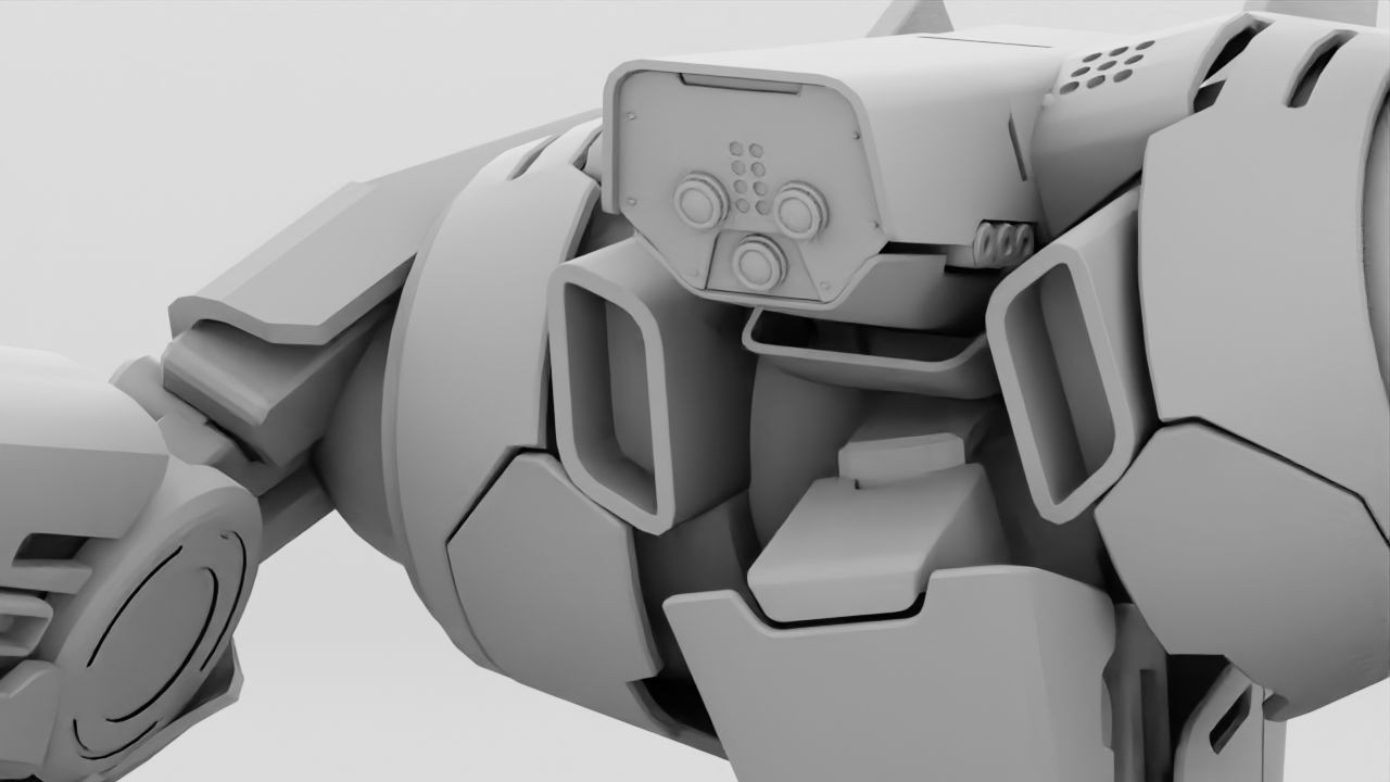 BATTLE DROID DOMIAN rigged character 3D model_41