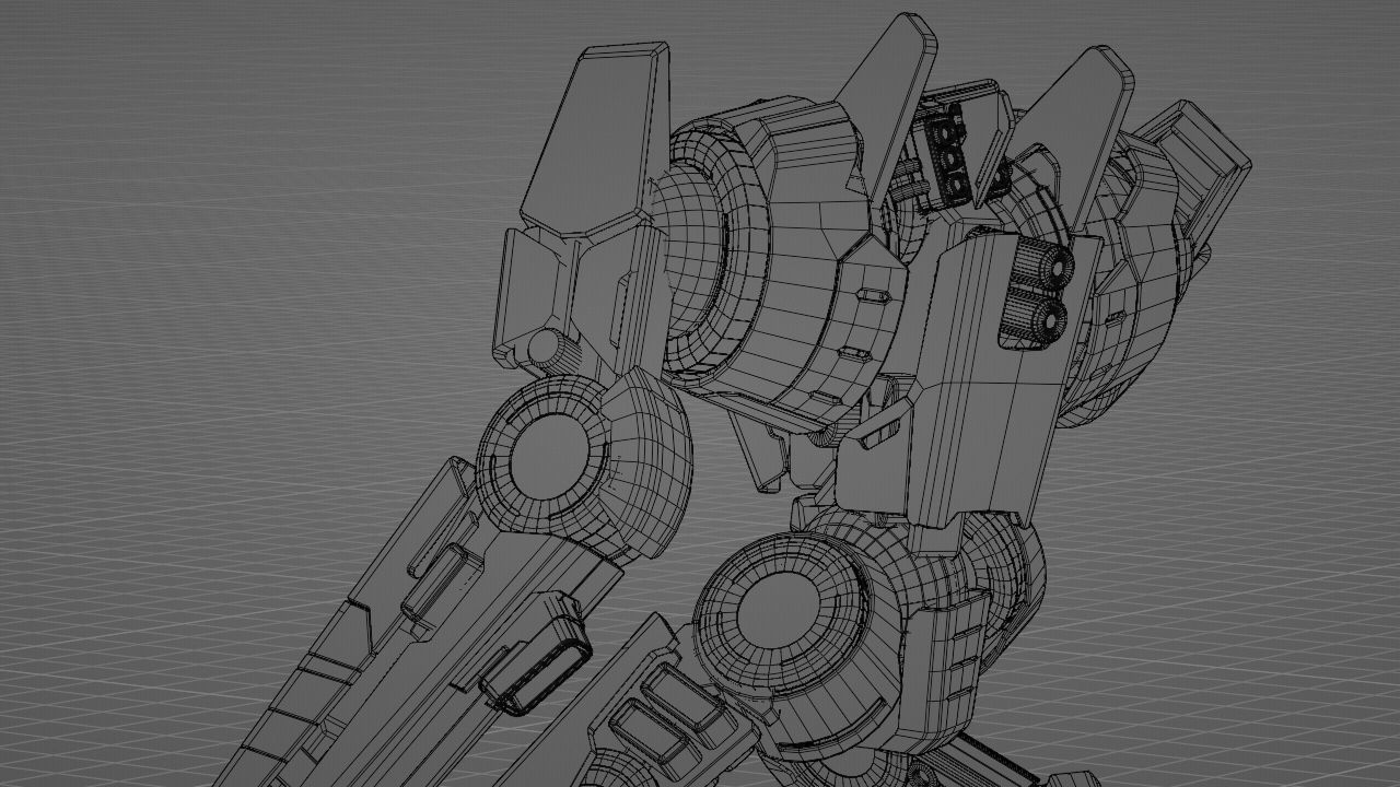 BATTLE DROID DOMIAN rigged character 3D model_44