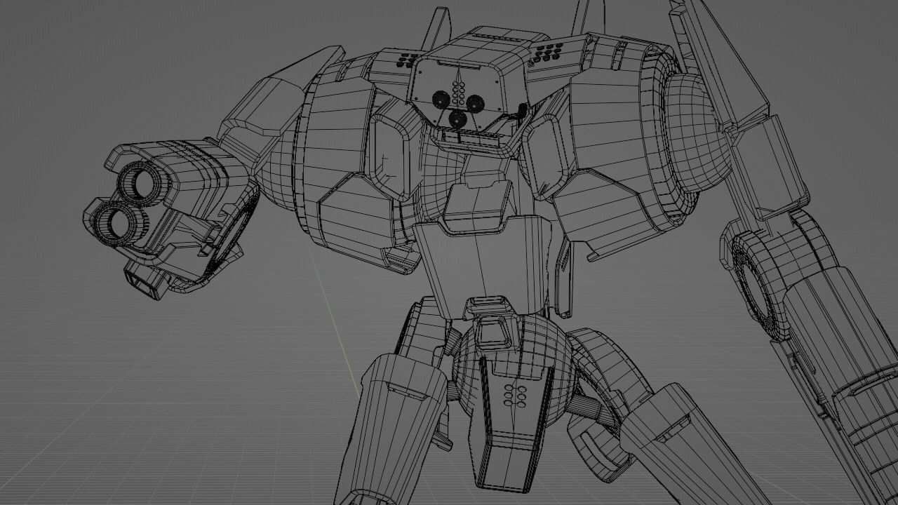 BATTLE DROID DOMIAN rigged character 3D model_42