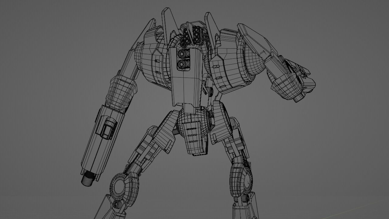 BATTLE DROID DOMIAN rigged character 3D model_45