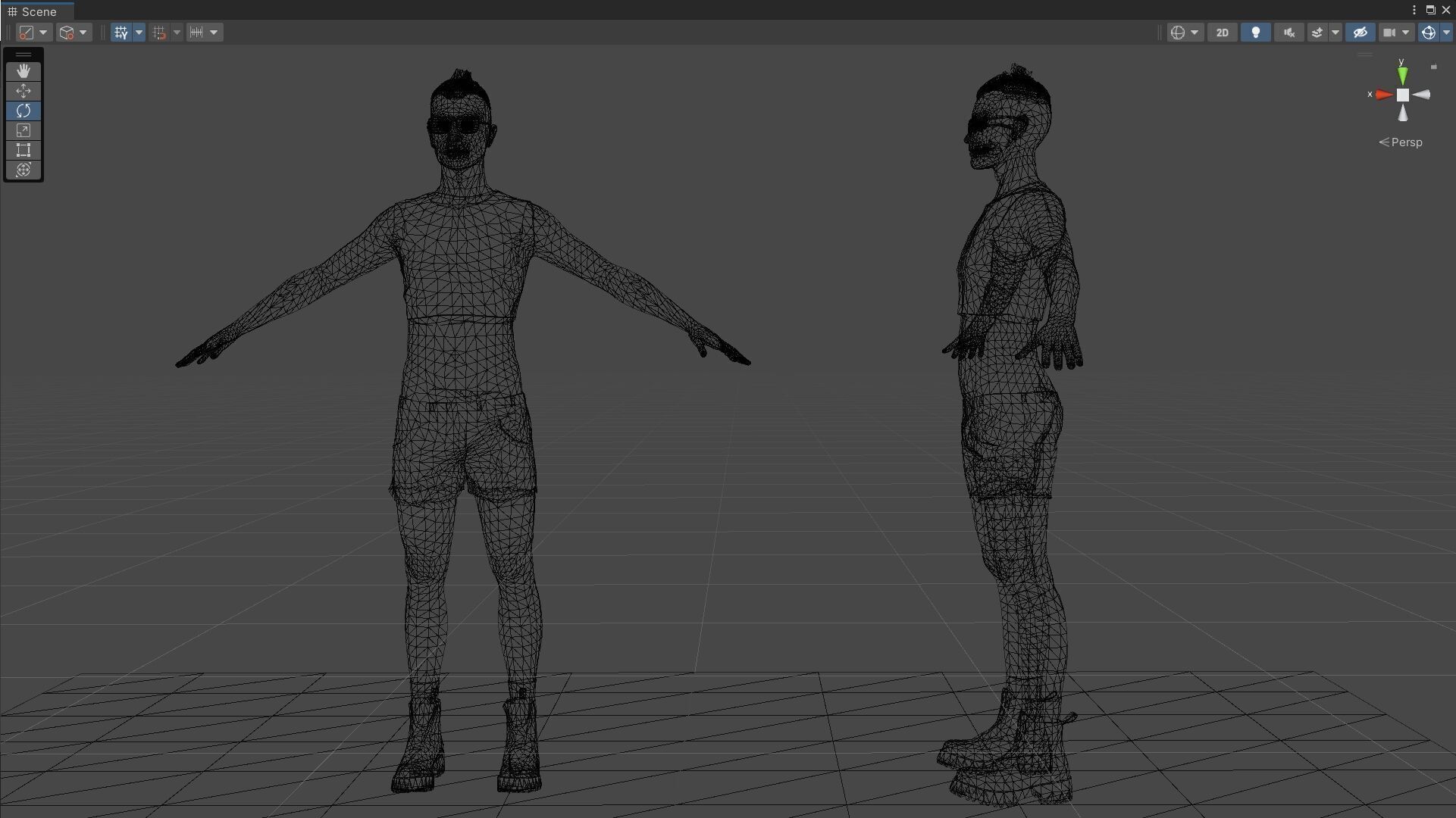 Gay Person Brendon Low-poly 3D model_11