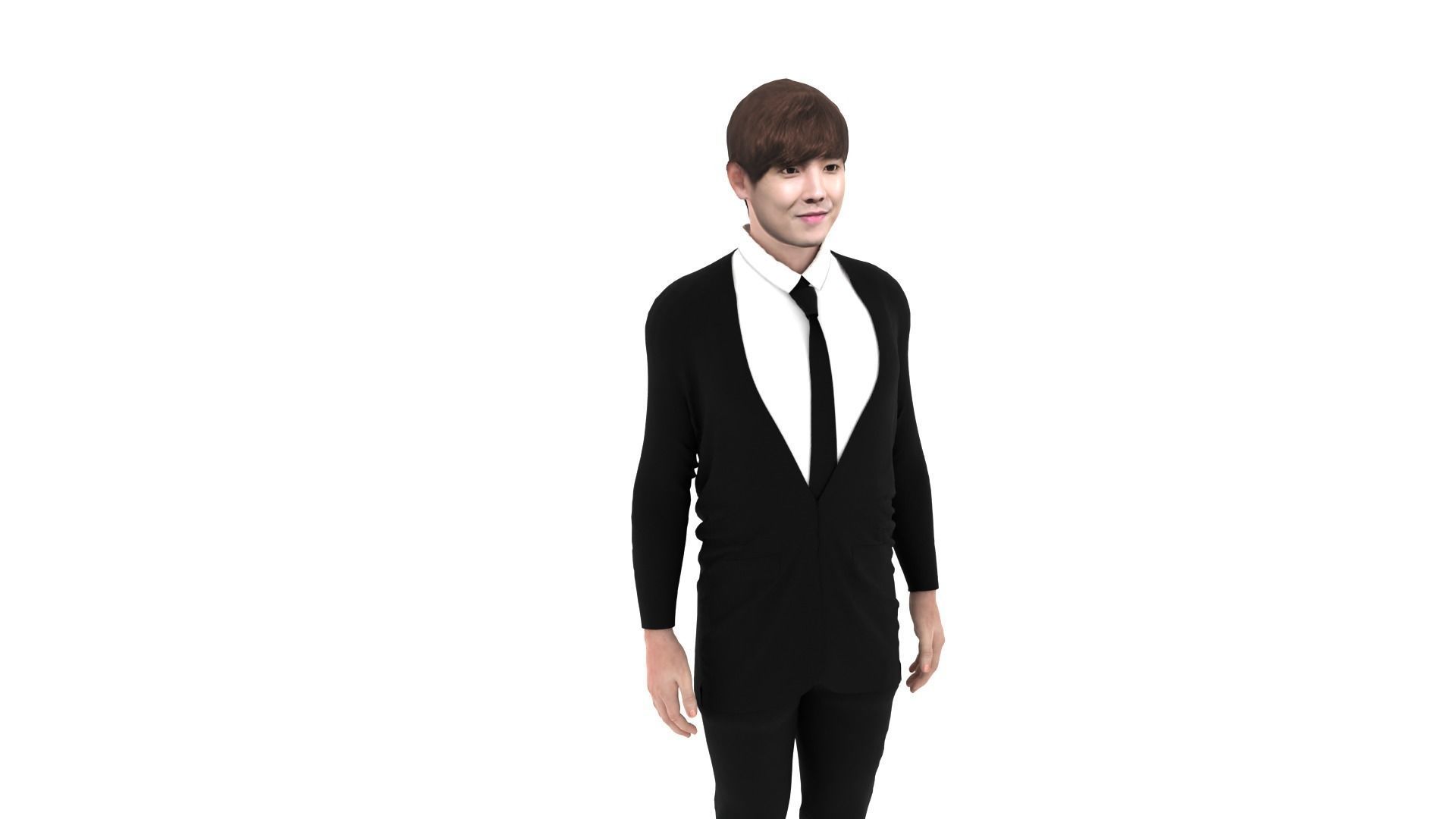 Lee Joon Low-poly 3D model_1