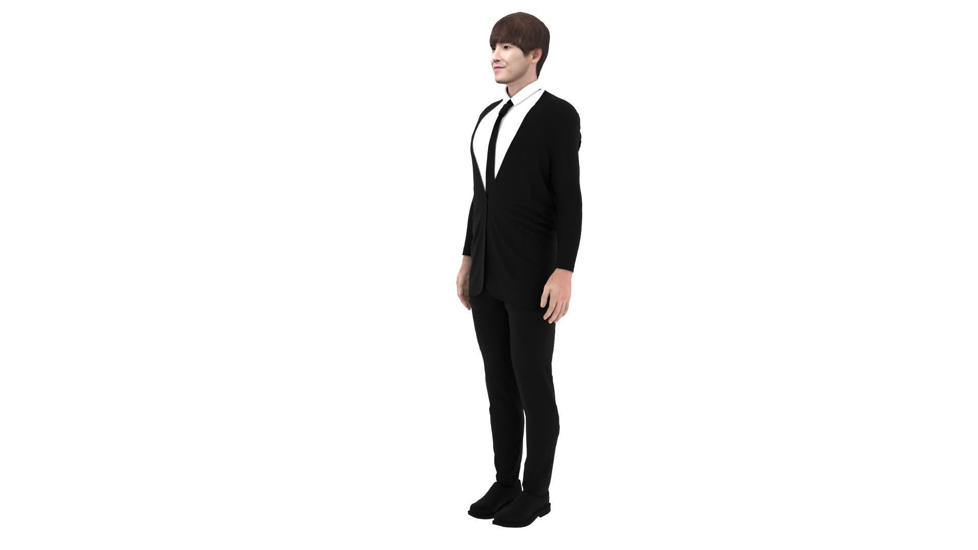 Lee Joon Low-poly 3D model_4