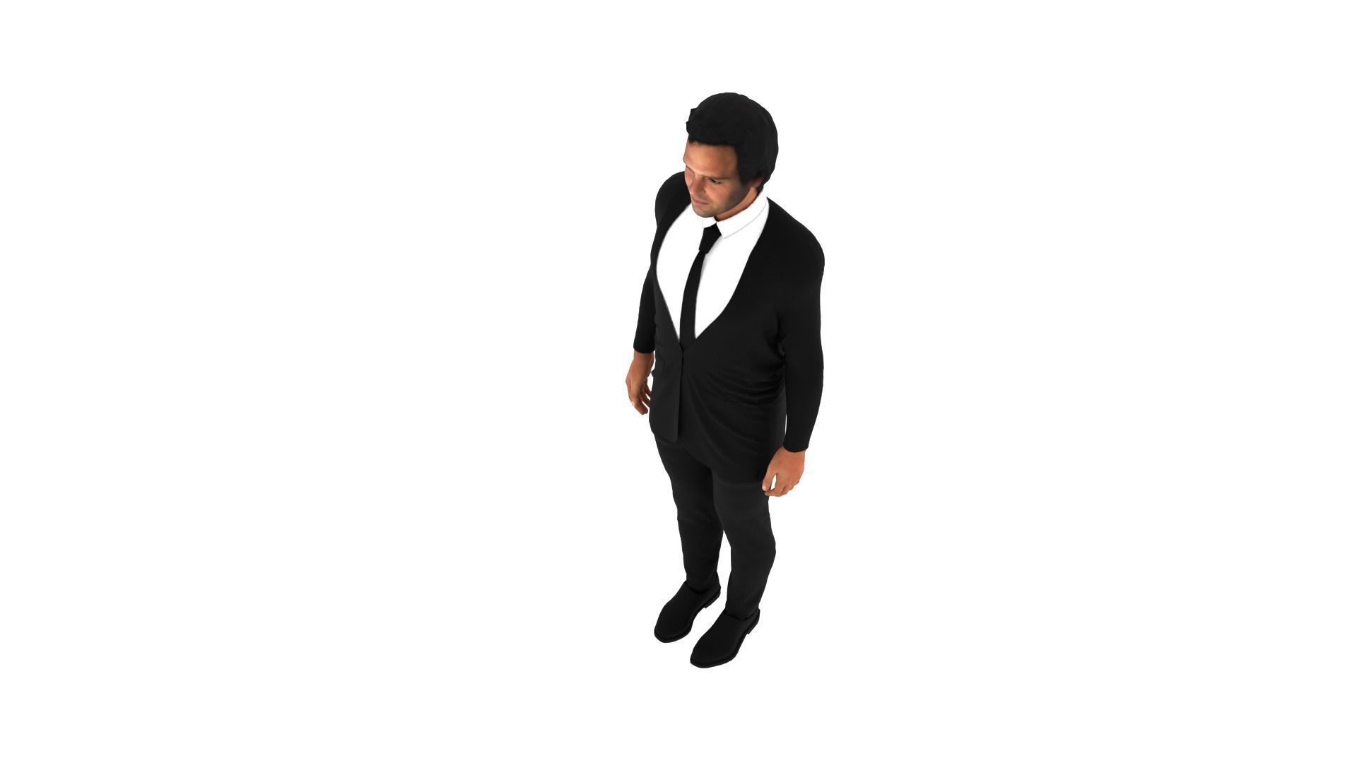 Mark Ruffalo Low-poly 3D model_7