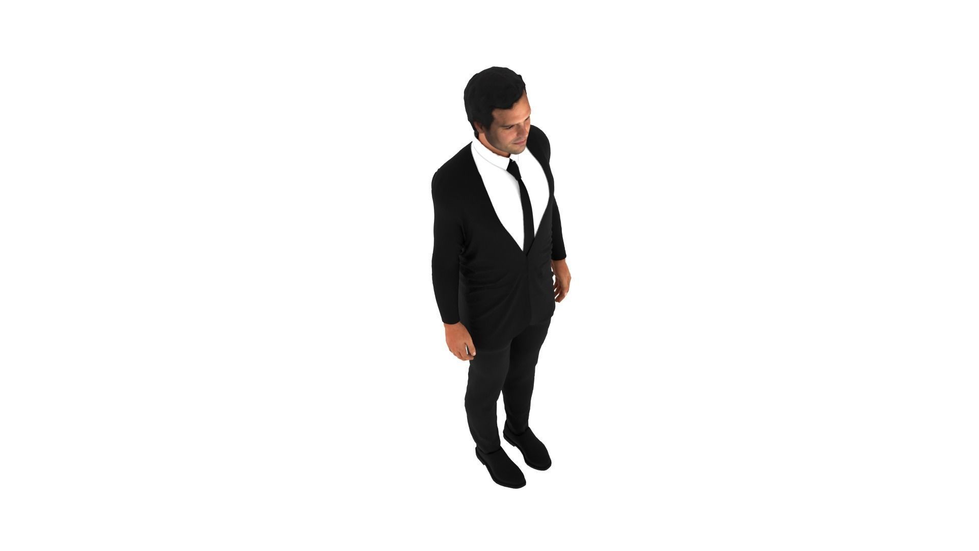 Mark Ruffalo Low-poly 3D model_6