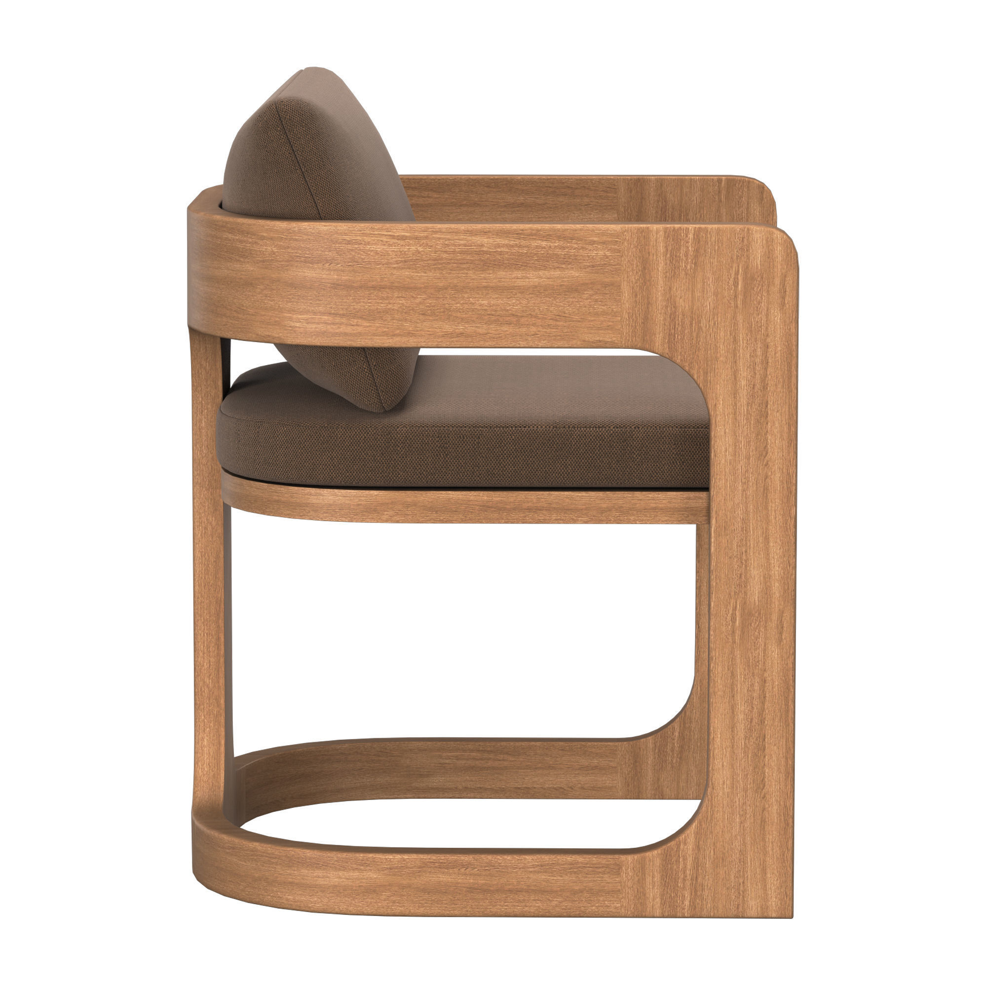 CASSALE ARMCHAIR WITH CUSHION INSERTS 3D model_4