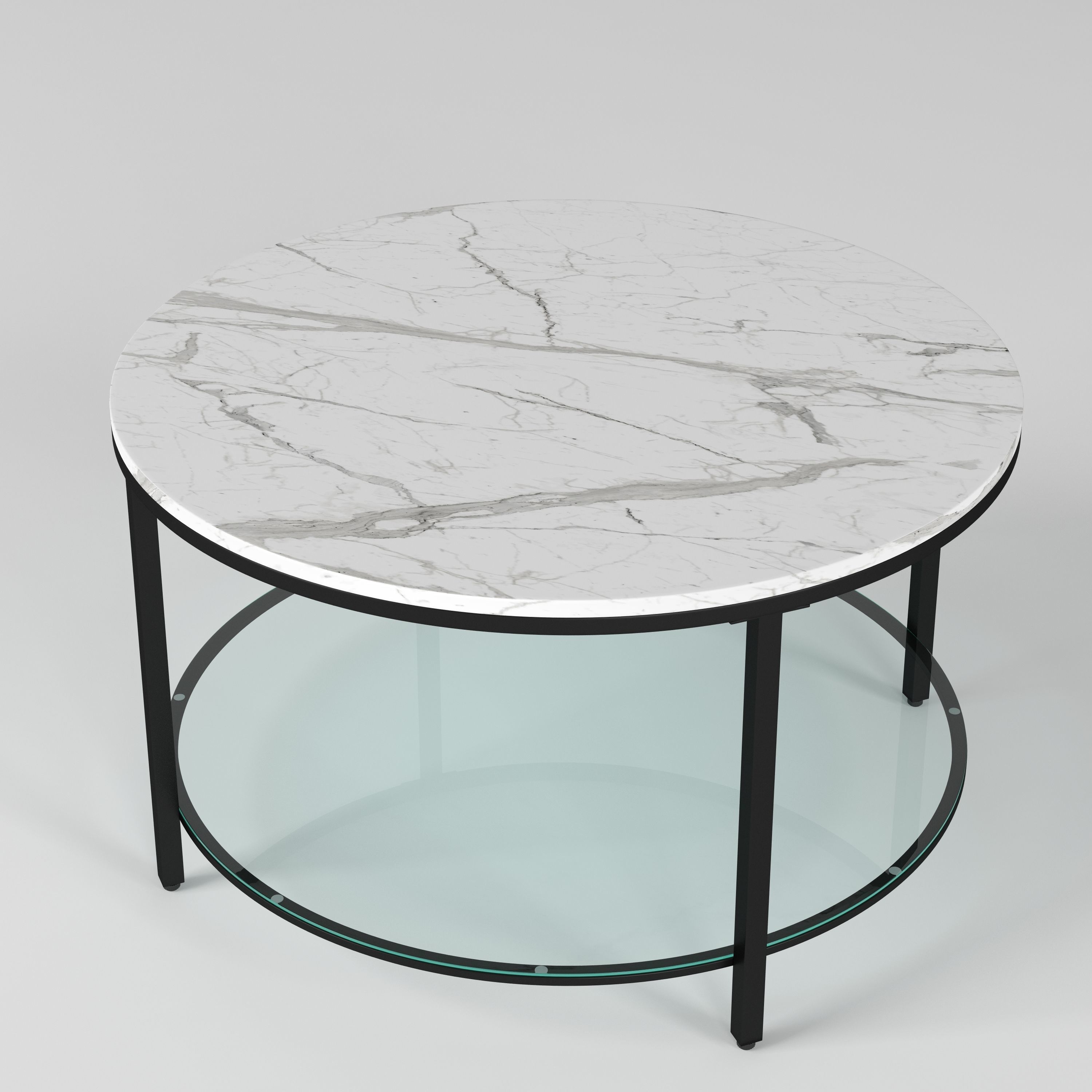 Draughn Coffee Table with Storage 3D model_2