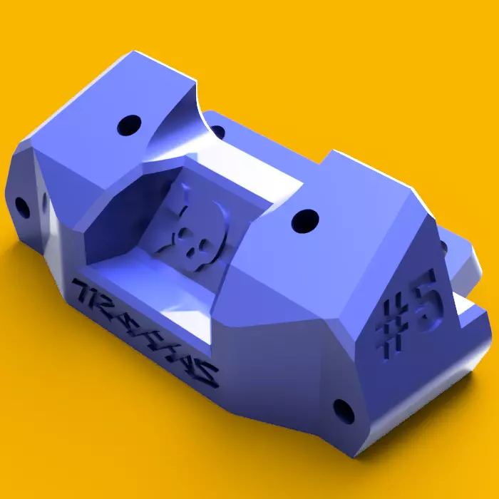 Traxxas Stampede Strong Bulkhead 3D print model_0