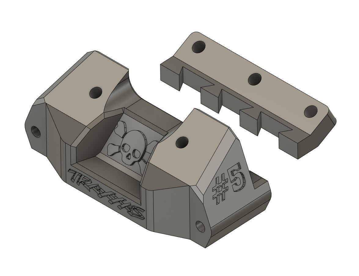 Traxxas Stampede Strong Bulkhead 3D print model_1