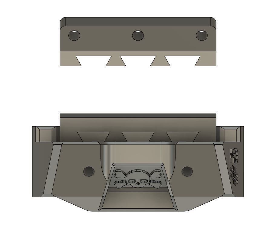 Traxxas Stampede Strong Bulkhead 3D print model_4