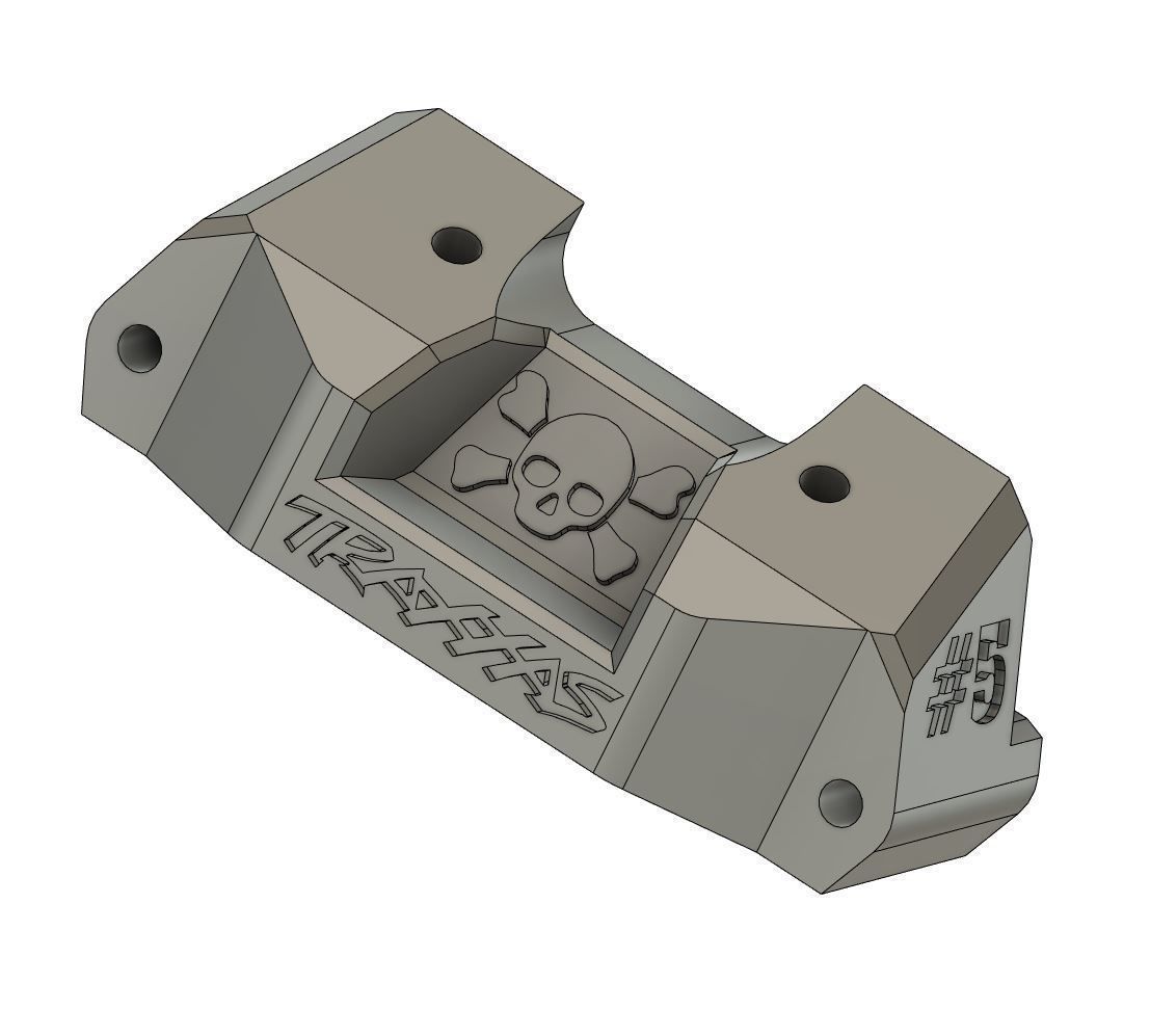 Traxxas Stampede Strong Bulkhead 3D print model_2